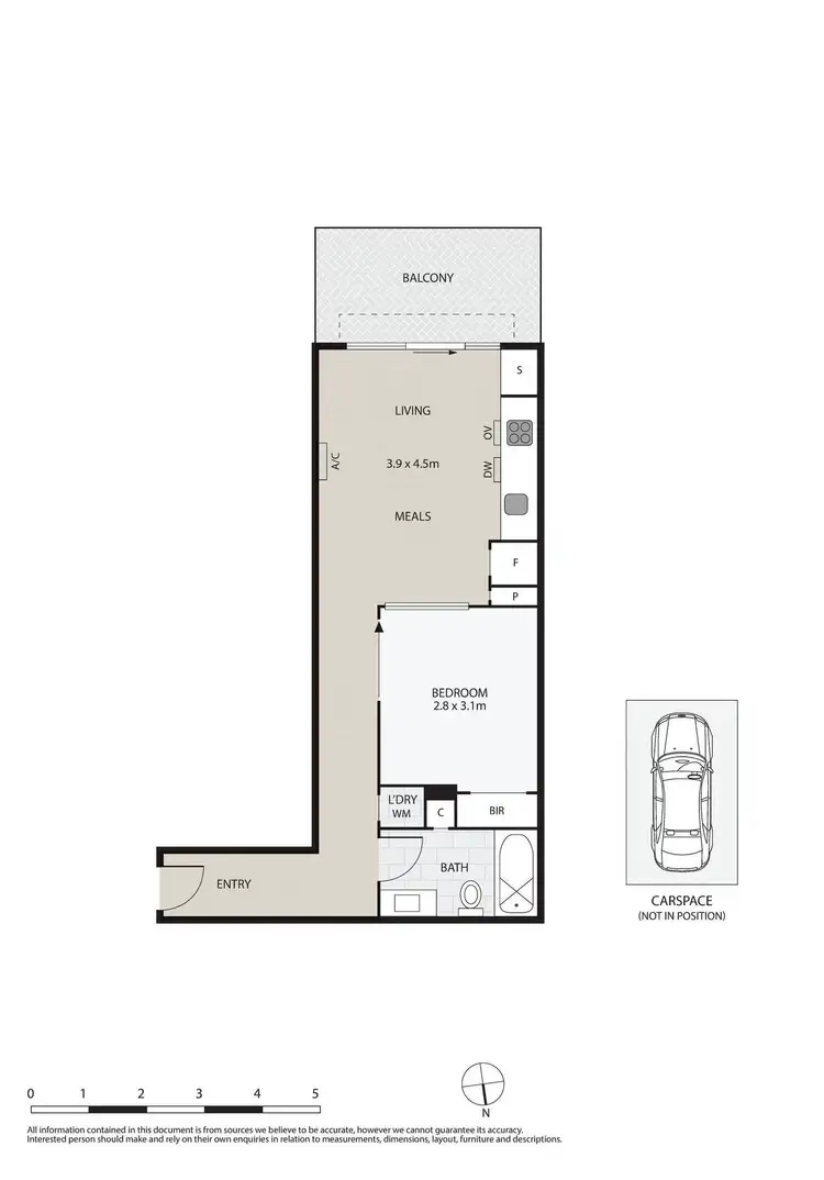Floorplan of Homely apartment listing, 201/12 Martin Street, St Kilda VIC 3182
