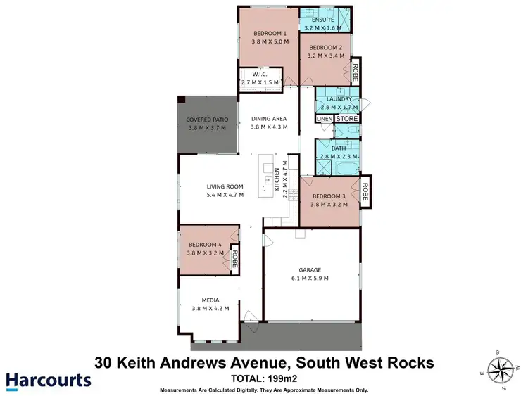 Floorplan of Homely house listing, 30 Keith Andrews Avenue, South West Rocks NSW 2431