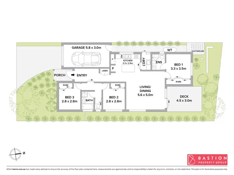 Floorplan of Homely house listing, 4 Beveridge Crescent, Forde ACT 2914