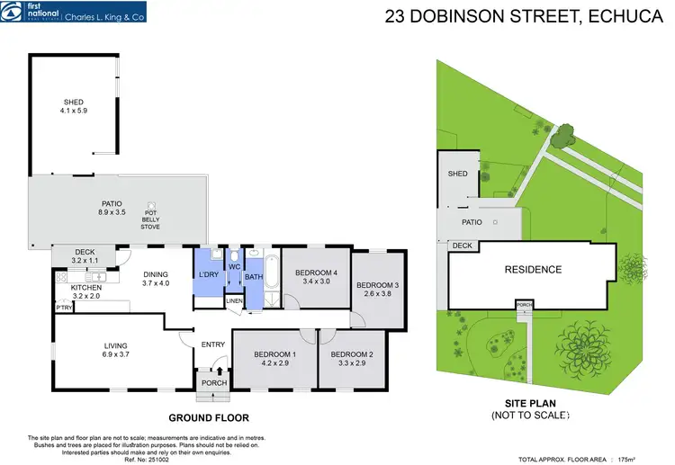 Floorplan of Homely house listing, 23 Dobinson Street, Echuca VIC 3564