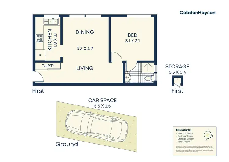 Floorplan of Homely apartment listing, 5/51 Donnelly Street, Balmain NSW 2041