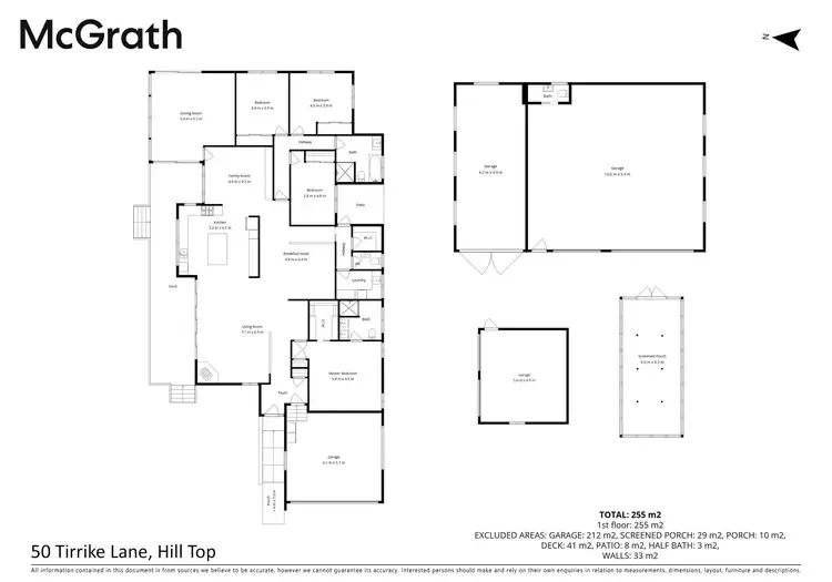 Floorplan of Homely house listing, 50 Tirrike Lane, Hill Top NSW 2628