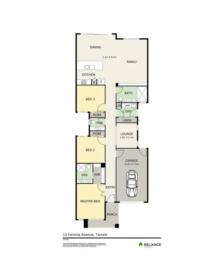 Floorplan of Homely house listing, 13 Feronia Avenue, Tarneit VIC 3029