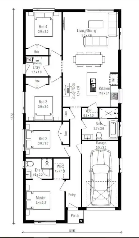 Floorplan of Homely house listing, Address available on request