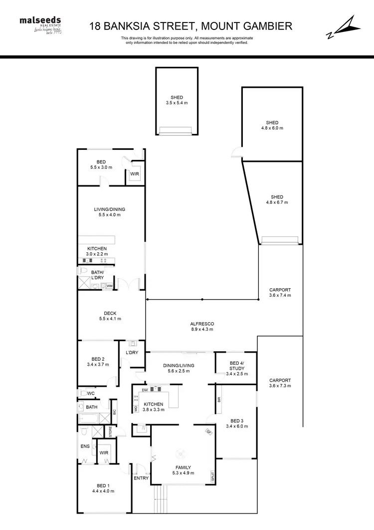Floorplan of Homely house listing, 18 Banksia Street, Mount Gambier SA 5290