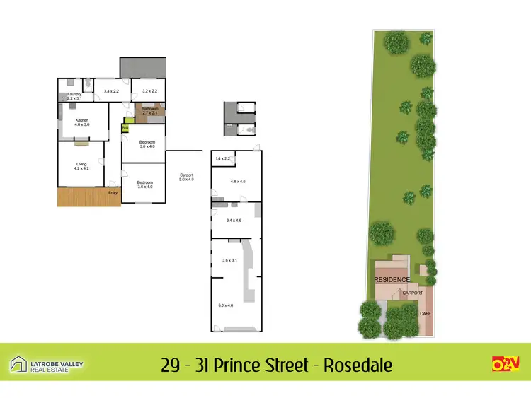 Floorplan of Homely house listing, 29-31 Prince Street, Rosedale VIC 3847