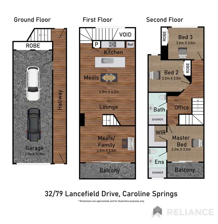Floorplan of Homely unit listing, 32-79 Lancefield Drive, Caroline Springs VIC 3023