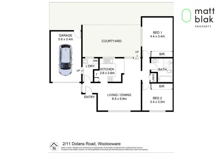 Floorplan of Homely townhouse listing, 2/11 Dolans Road, Woolooware NSW 2230