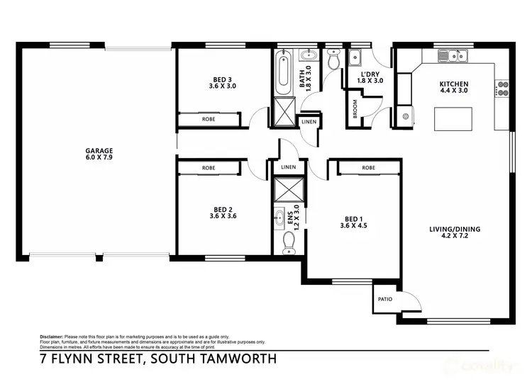 Floorplan of Homely house listing, 7 Flynn Street, Tamworth NSW 2340