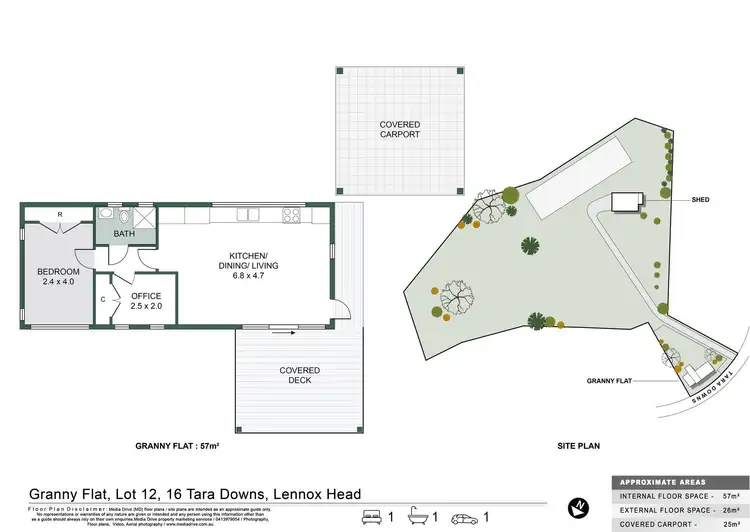 Floorplan of Homely house listing, 16 Tara Downs, Lennox Head NSW 2478