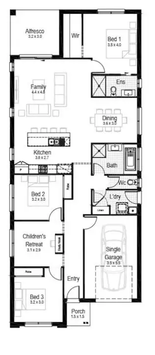 Floorplan of Homely house listing, Address available on request