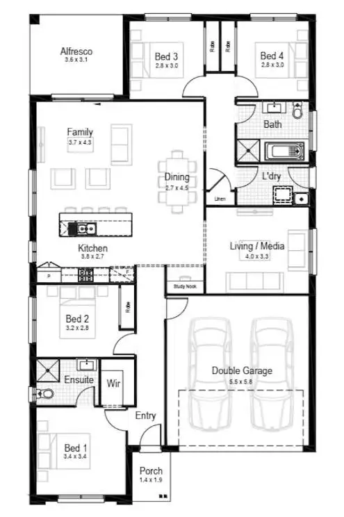 Floorplan of Homely house listing, Address available on request