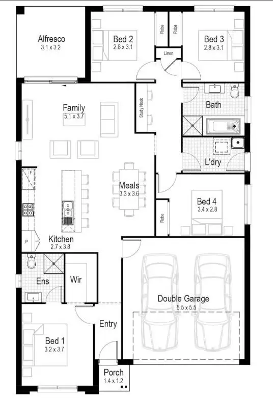 Floorplan of Homely house listing, Address available on request