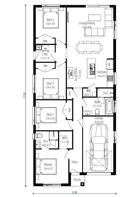 Floorplan of Homely house listing, Address available on request