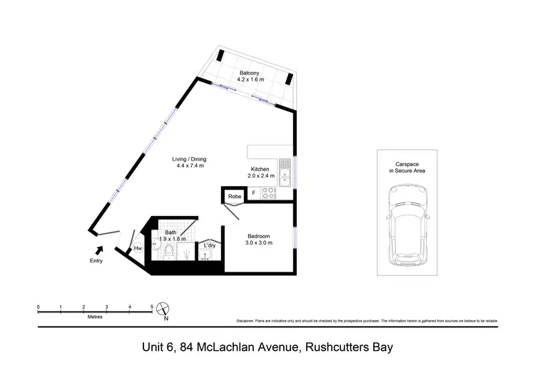 Floorplan of Homely apartment listing, 84 McLachlan Avenue, Rushcutters Bay NSW 2011
