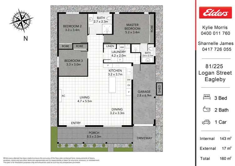 Floorplan of Homely villa listing, 81/225 Logan Street, Eagleby QLD 4207