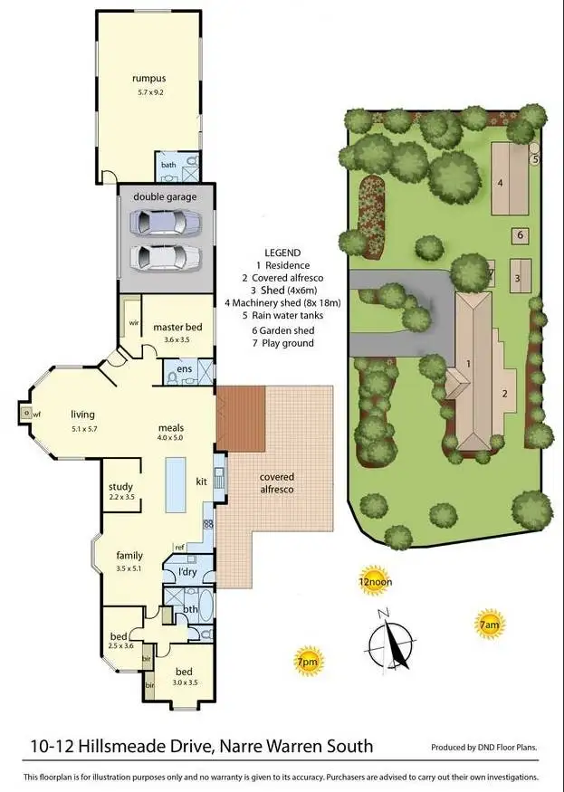 Floorplan of Homely house listing, 10-12 Hillsmeade Drive, Narre Warren South VIC 3805