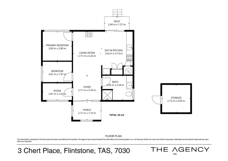 Floorplan of Homely house listing, 3 Chert Place, Flintstone TAS 7030