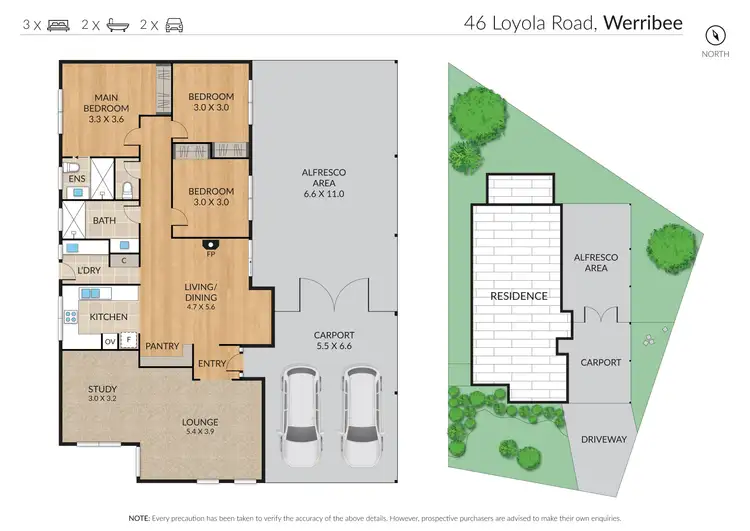 Floorplan of Homely house listing, 46 Loyola Road, Werribee VIC 3030
