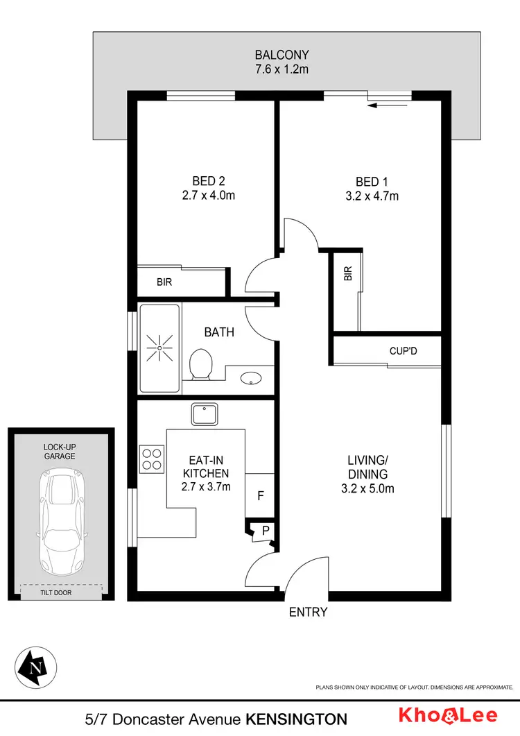 Floorplan of Homely unit listing, 5/7 Doncaster Avenue, Kensington NSW 2033