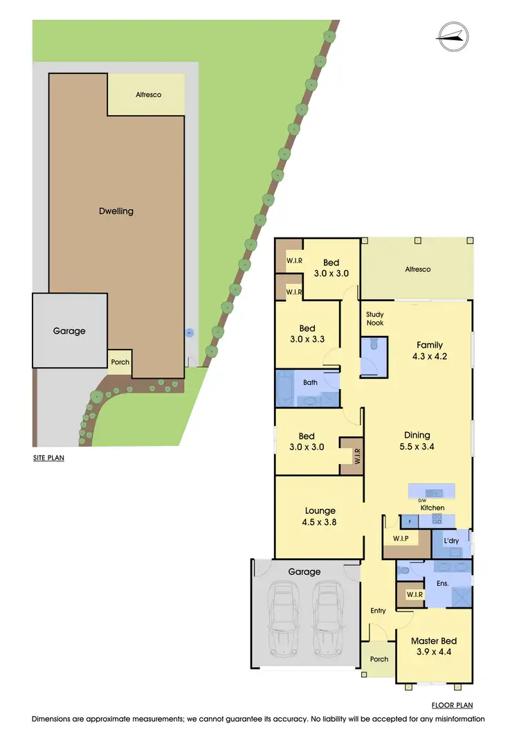 Floorplan of Homely house listing, 4 Roscoe Avenue, Kalkallo VIC 3064