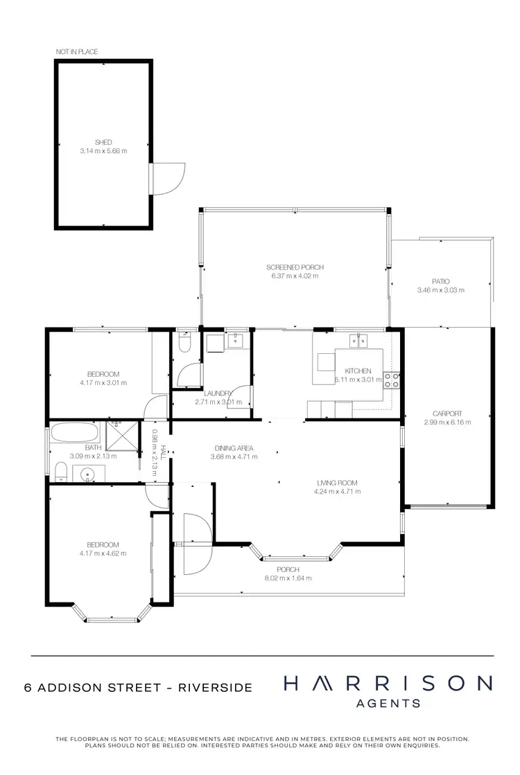 Floorplan of Homely house listing, 6 Addison Street, Riverside TAS 7250