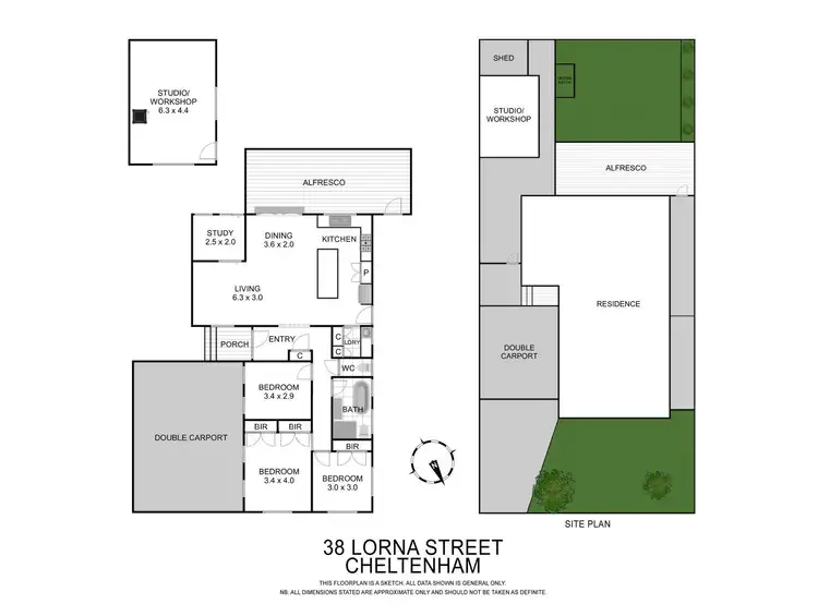 Floorplan of Homely house listing, 38 Lorna Street, Cheltenham VIC 3192