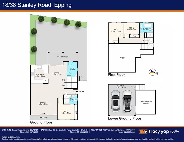 Floorplan of Homely townhouse listing, 18/38 Stanley Road, Epping NSW 2121