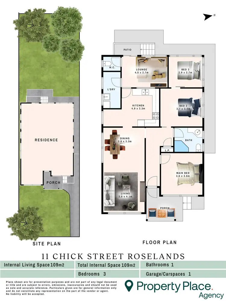 Floorplan of Homely house listing, 11 Chick Street, Roselands NSW 2196