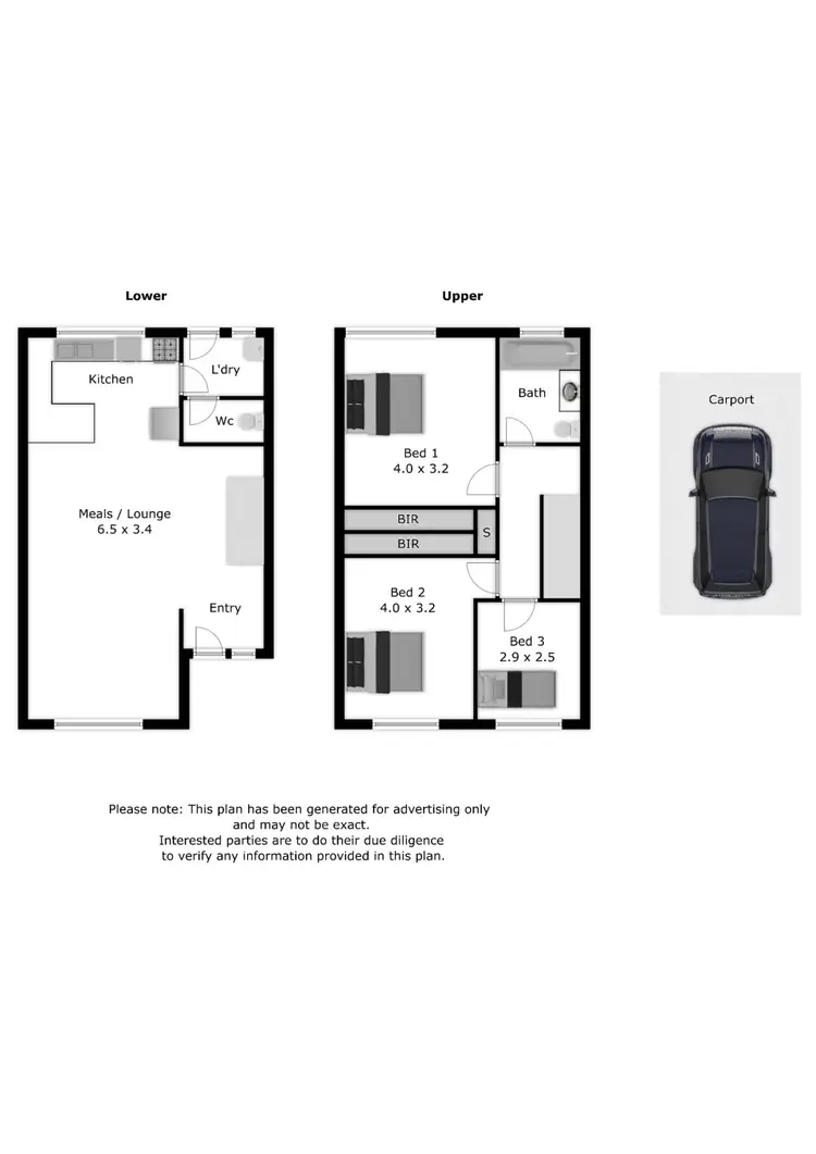 Floorplan of Homely unit listing, 8/429 Griffith Street, Lavington NSW 2641