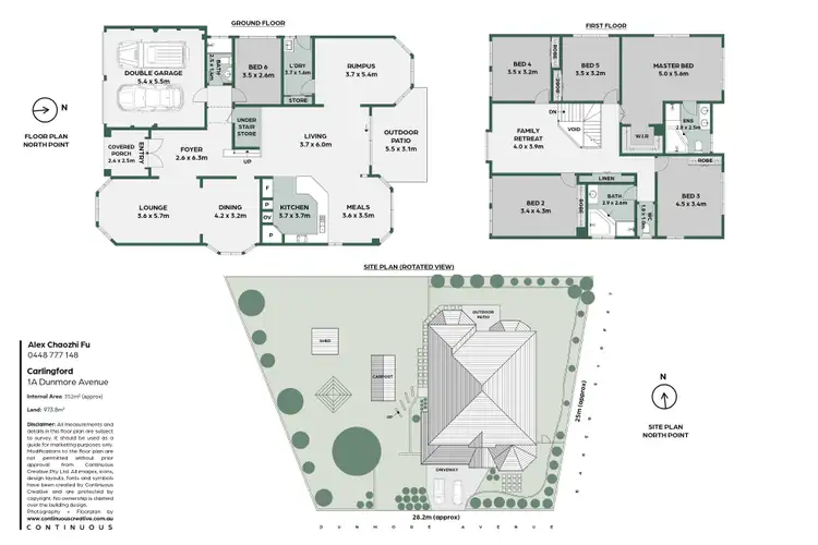Floorplan of Homely house listing, 1A Dunmore Avenue, Carlingford NSW 2118