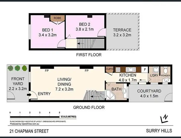 Floorplan of Homely house listing, 21 Chapman Street, Surry Hills NSW 2010