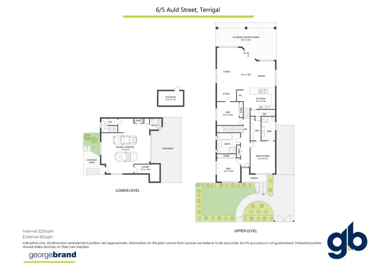 Floorplan of Homely townhouse listing, 6/5-7 Auld Street, Terrigal NSW 2260