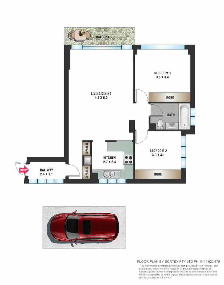 Floorplan of Homely apartment listing, 10/624B New South Head Road, Rose Bay NSW 2029