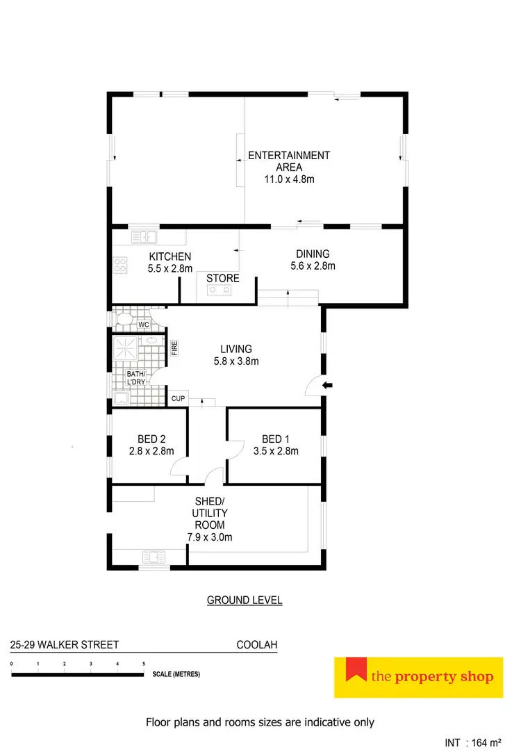 Floorplan of Homely house listing, 25-29 Walker Street, Coolah NSW 2843