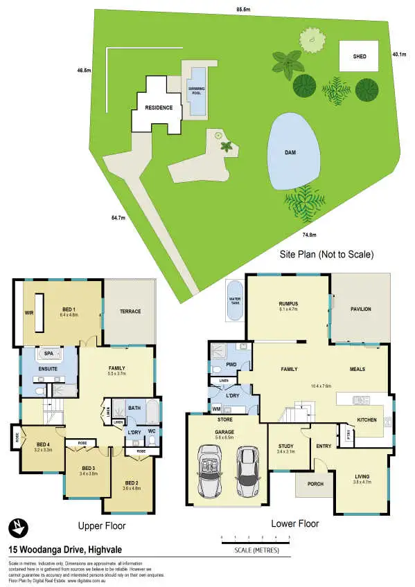Floorplan of Homely house listing, 15 Woodanga Drive, Highvale QLD 4520