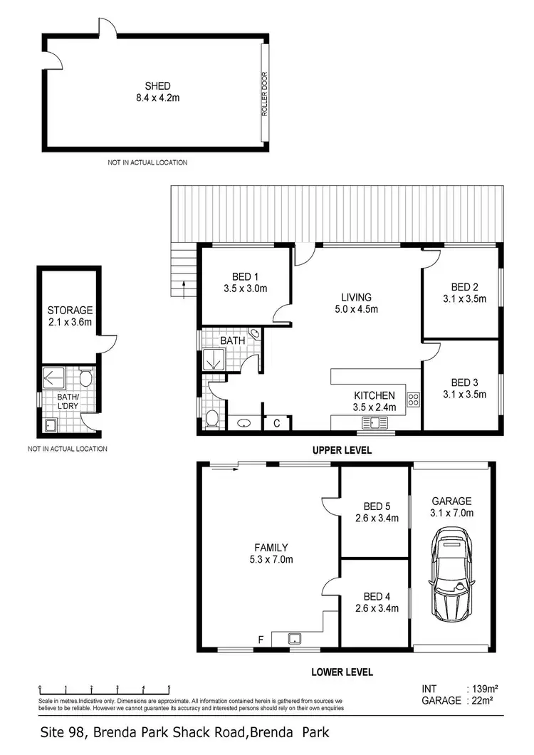 Floorplan of Homely house listing, 98 Brenda Park Shack Road, Brenda Park SA 5320