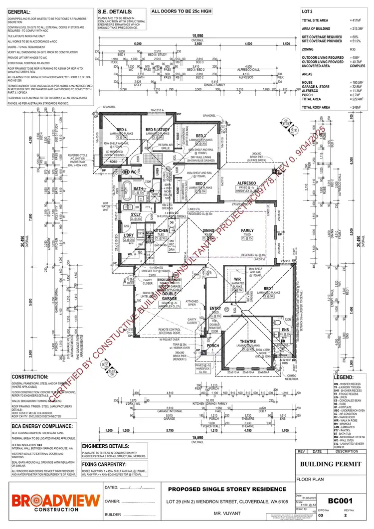 Floorplan of Homely house listing, 2 Wendron Street, Cloverdale WA 6105