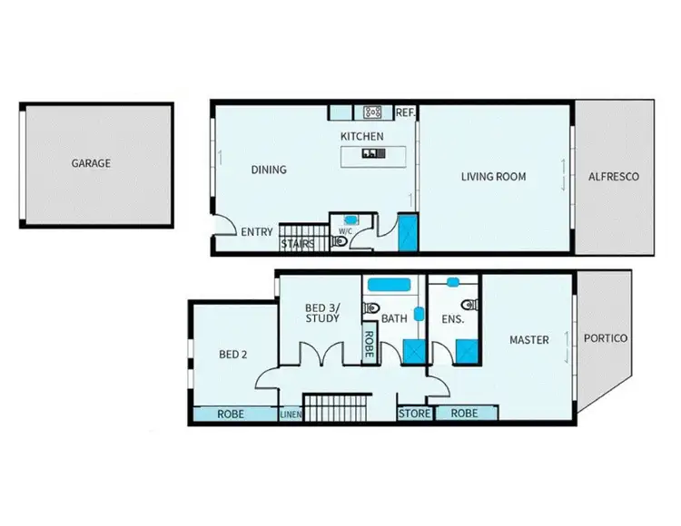 Floorplan of Homely townhouse listing, 7/2 The Entrance, Pakenham VIC 3810