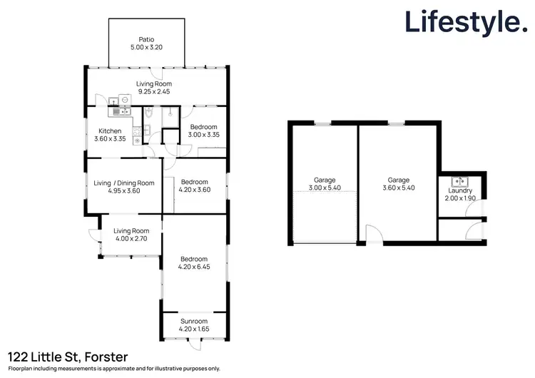 Floorplan of Homely house listing, 122 Little Street, Forster NSW 2428