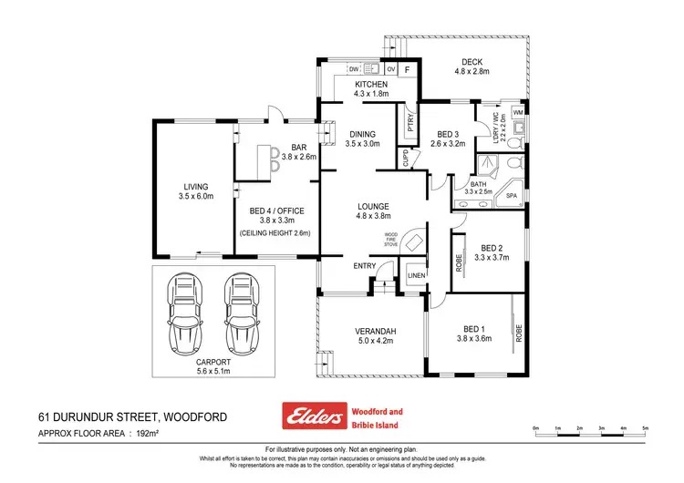 Floorplan of Homely house listing, 61 Durundur Street, Woodford QLD 4514