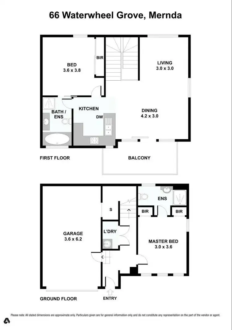Floorplan of Homely house listing, 66 Waterwheel Grove, Mernda VIC 3754