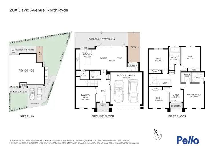 Floorplan of Homely house listing, 20 David Avenue, North Ryde NSW 2113