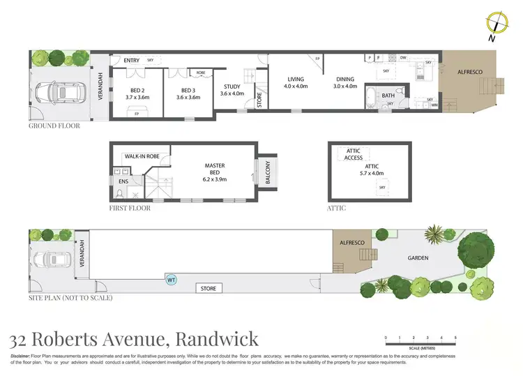 Floorplan of Homely house listing, 32 Roberts Avenue, Randwick NSW 2031