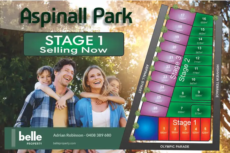 Floorplan of Homely land listing, 105-115 Olympic Parade, Kangaroo Flat VIC 3555