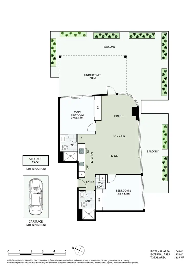 Floorplan of Homely apartment listing, 402/408 Spencer Street, West Melbourne VIC 3003