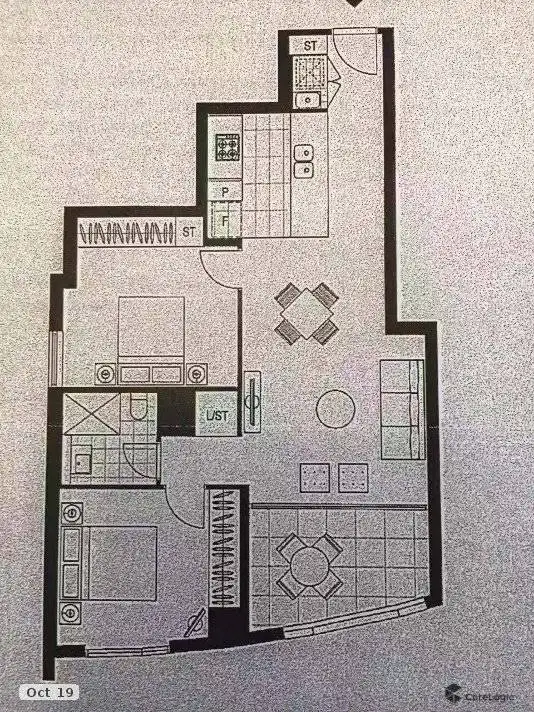 Floorplan of Homely apartment listing, 1309/6 Ebsworth Street, Zetland NSW 2017