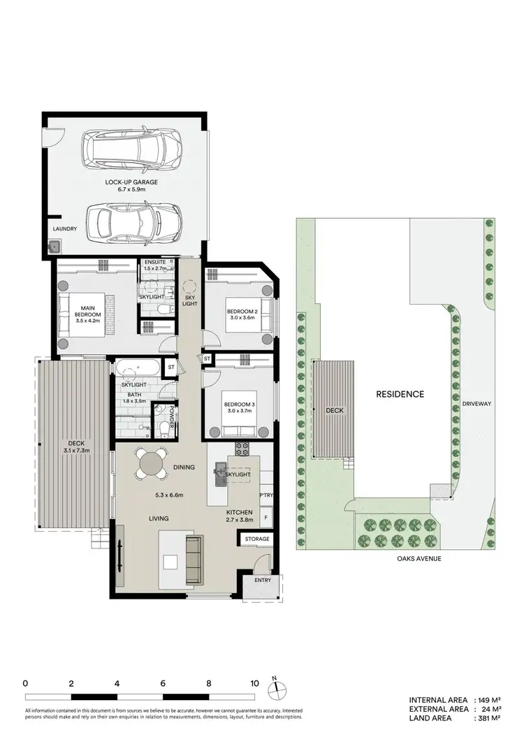 Floorplan of Homely semi-detached listing, 78 Oaks Avenue, Shelly Beach NSW 2261