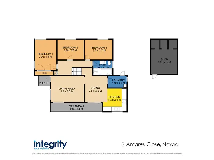Floorplan of Homely house listing, 3 Antares Close, Nowra NSW 2541