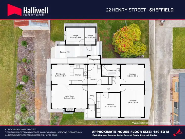 Floorplan of Homely house listing, 22 Henry Street, Sheffield TAS 7306